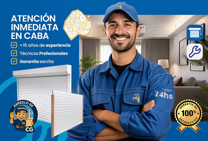 Servicio profesional de persianas en CABA