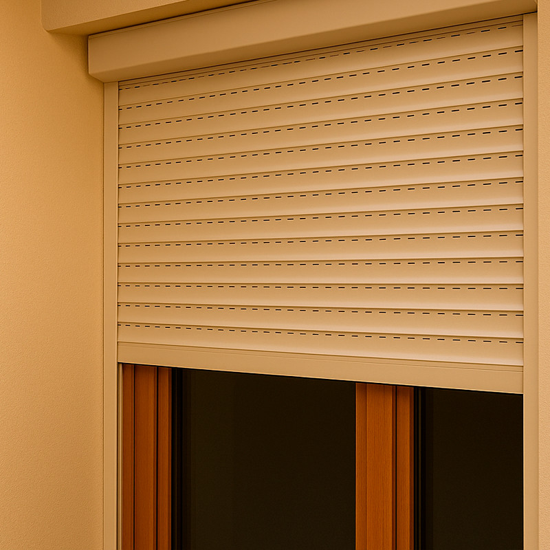 Persiana de PVC instalada en ventana en Capital Federal
